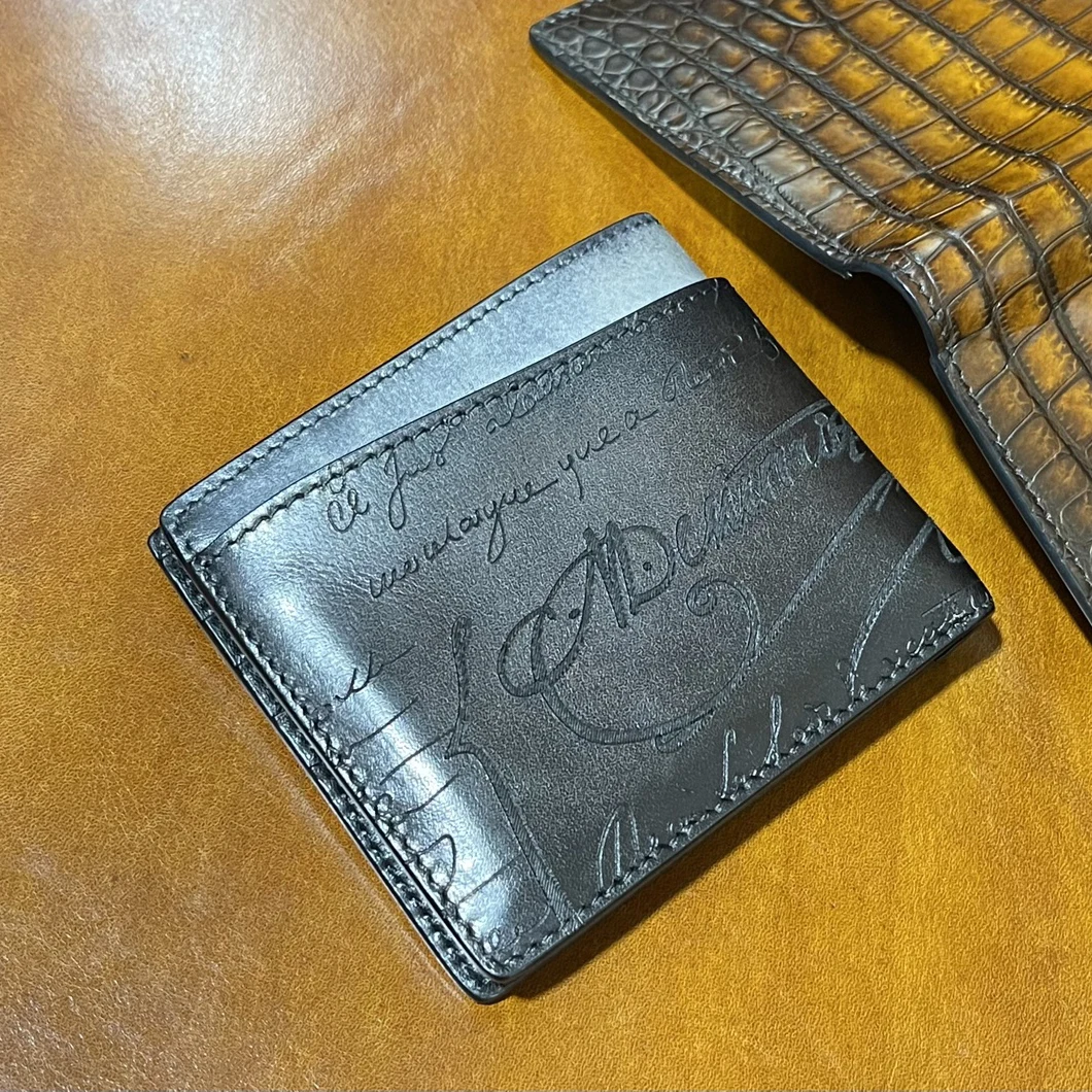 DIMY 2025 men's short wallet made of genuine leather business minimalist wallet casual wallet