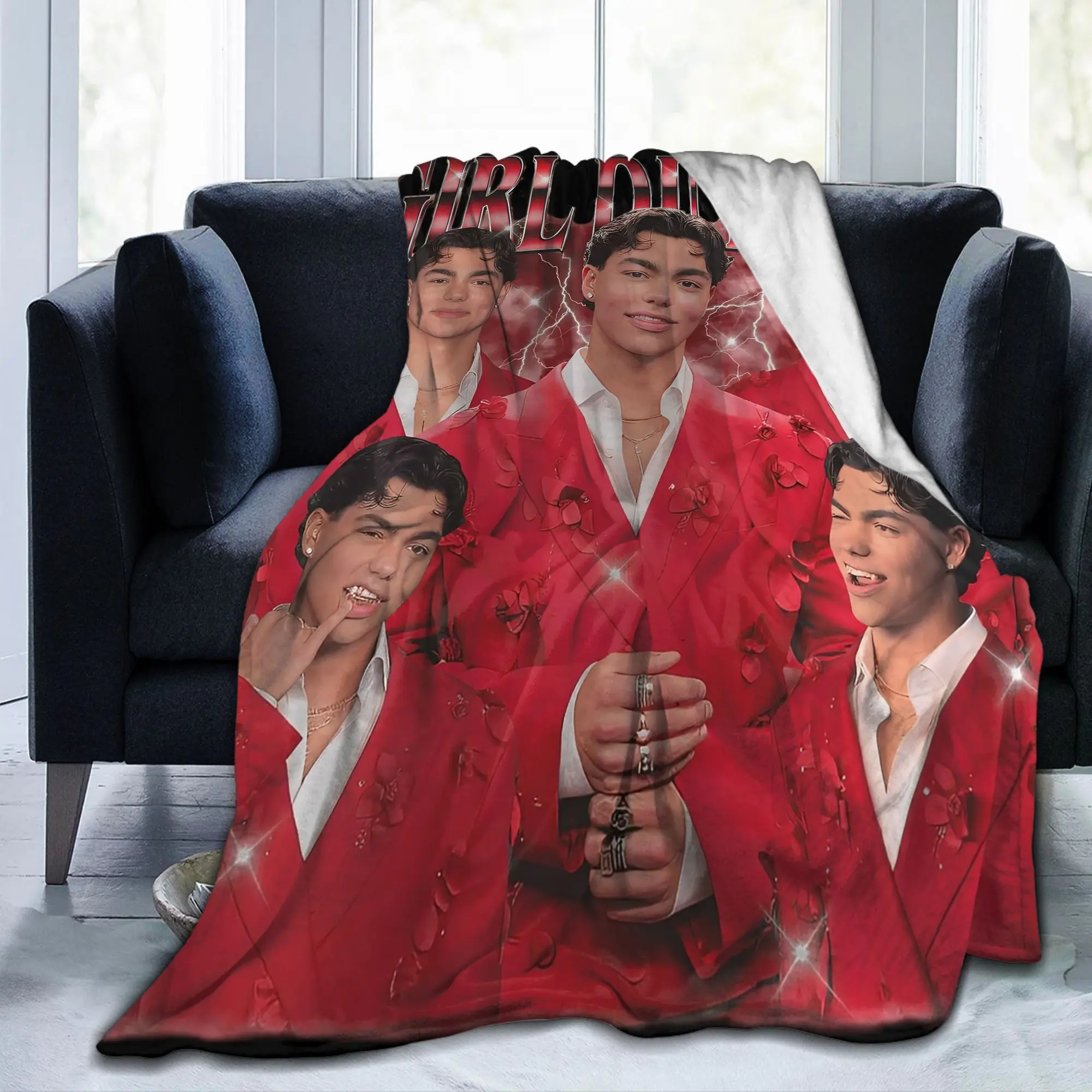 

Girl Dinner Victor Zombies Dawn of the Vampires Blankets Plush Awesome Warm Throw Blankets for Home Spring Autumn