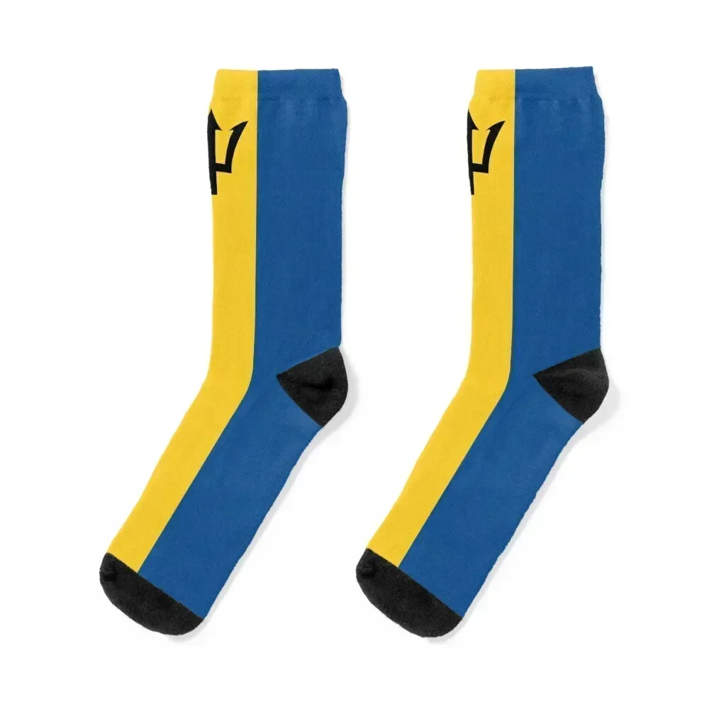 

Flag of Barbados Socks football essential shoes floor Socks Female Men's winter warm winter golf Men's Socks Women's