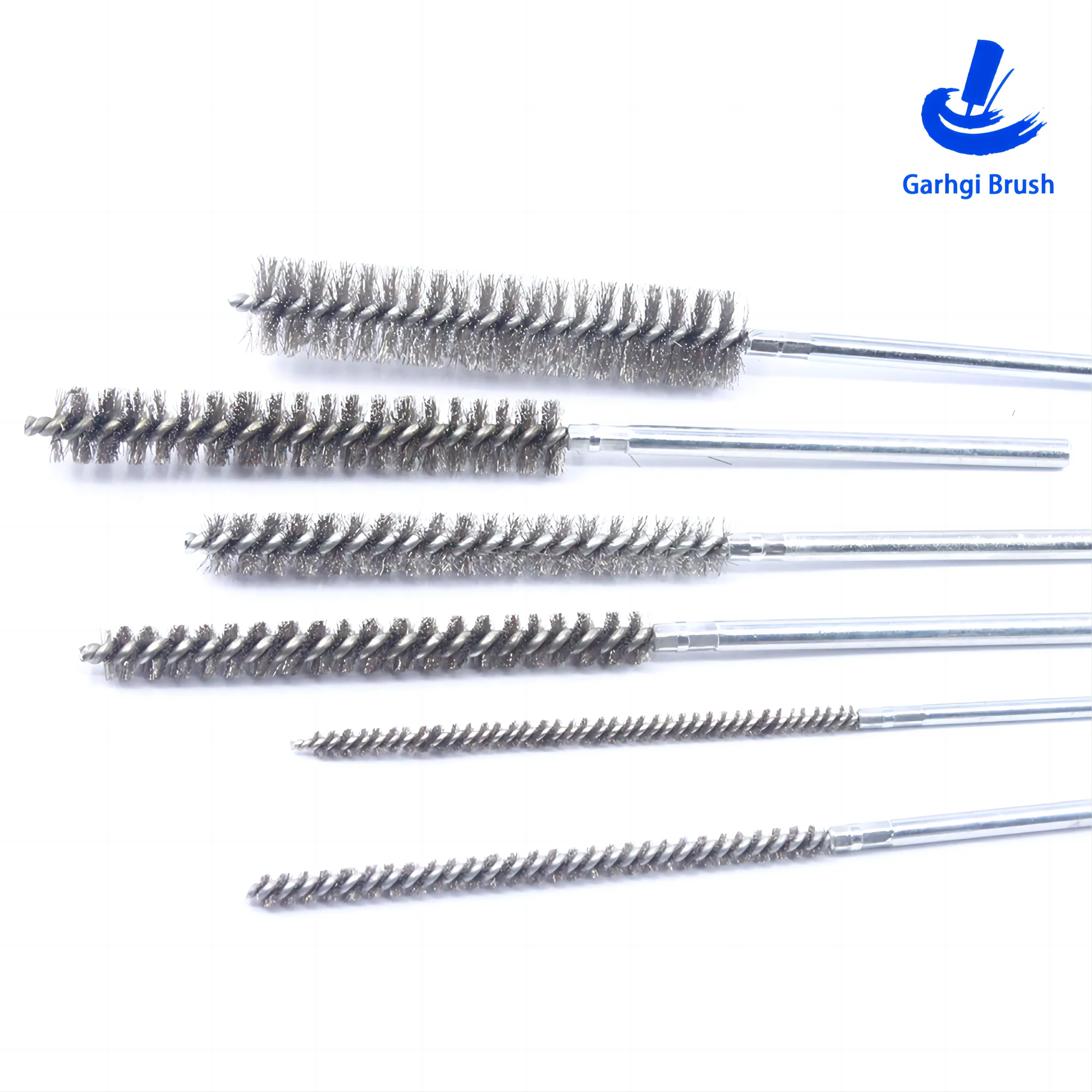 Stainless Steel Power Wire Pipeline Brushes Automatic Hand Use Bore Hole Cleaning Rust Removal Welds Slags Deburring Drill Tools