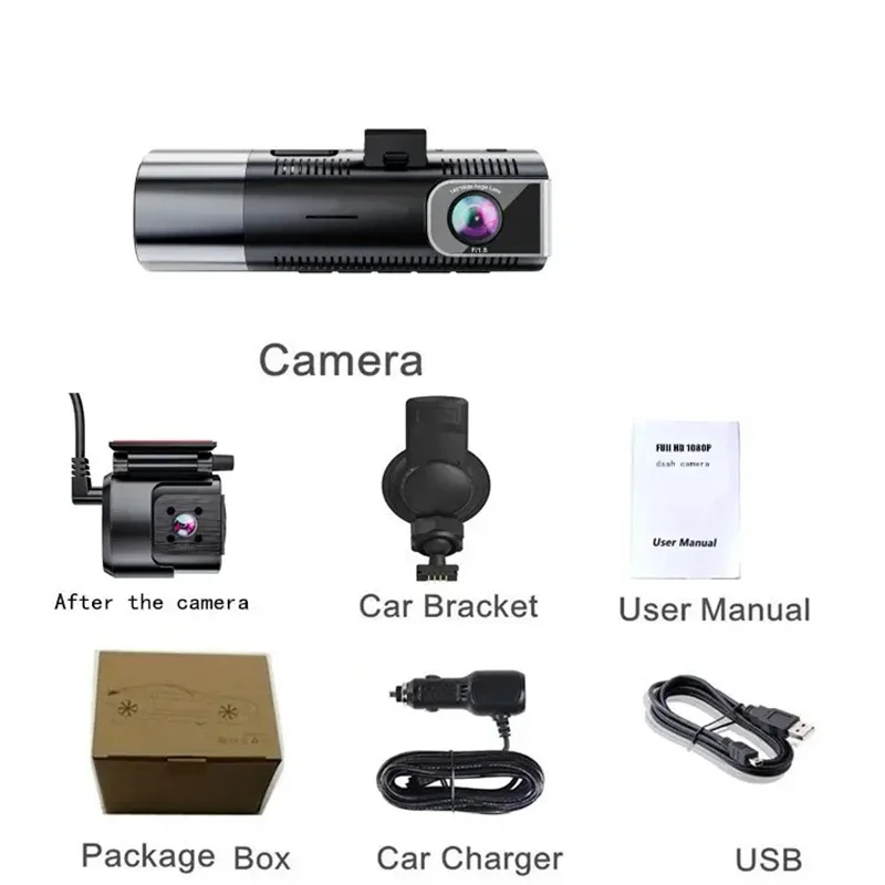 Best OEM 4K Dual-recording Wifi Driving Recorder Car DVR Split 5g Dual-lens Gps Dash Cam Front Rear Vehicle Recorder Loop Record