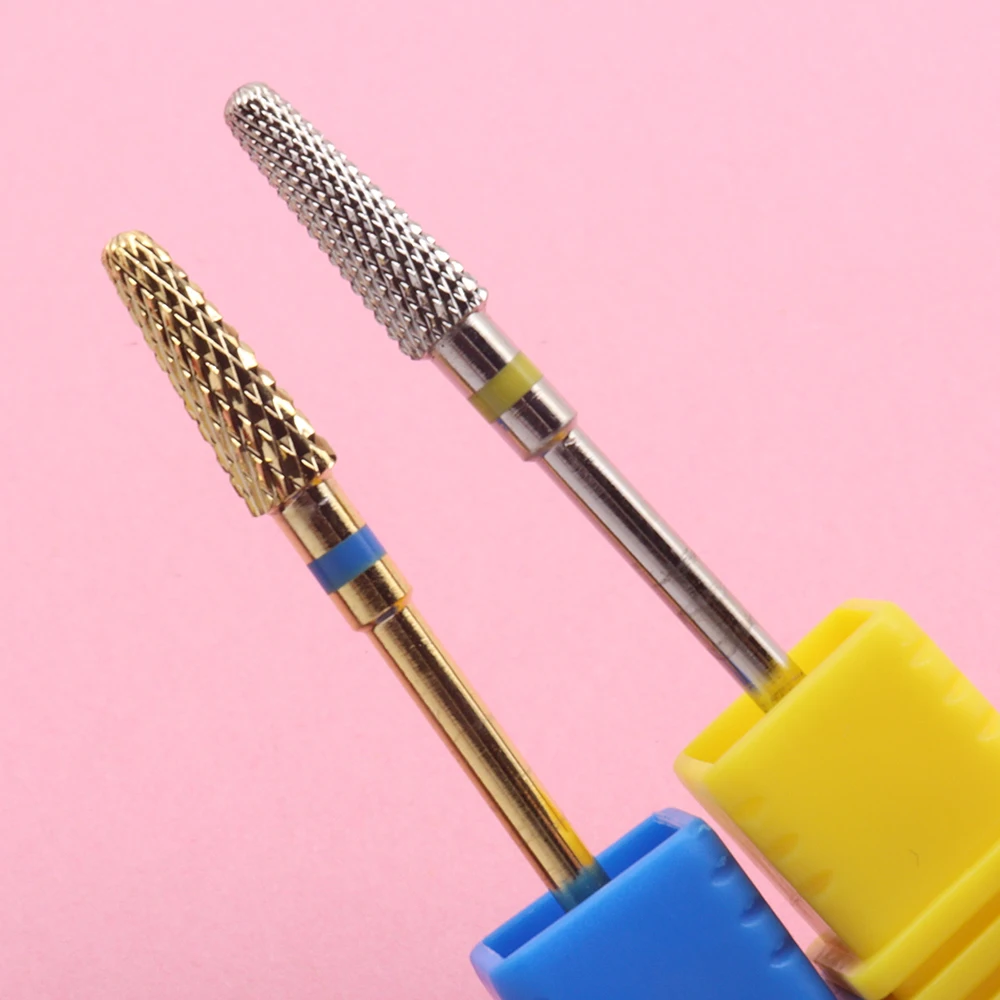 لقم مثقاب الأظافر 3/32 بوصة - لقم تايفون، ثنائية الاتجاه، لقمة كربيد (ناعمة)، إزالة سريعة، شكل وأظافر أكريليك ناعمة أو جل، تابع دقيق