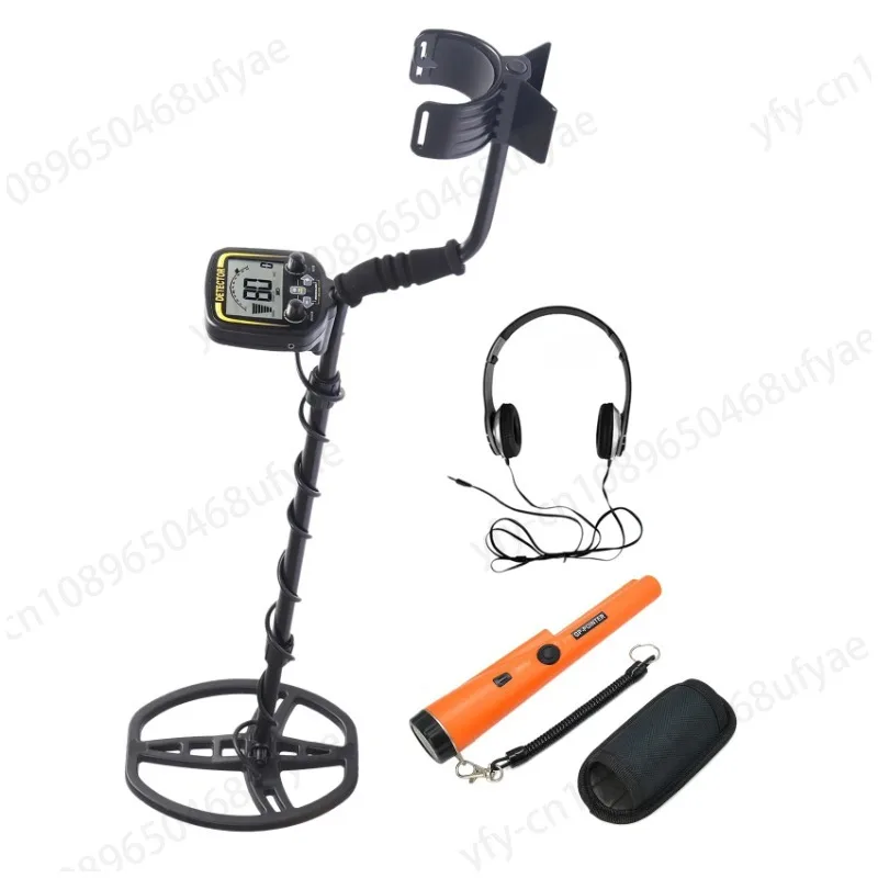 Detector de Metales TX-850 + de posicionamiento + auriculares, bobina impermeable LCD