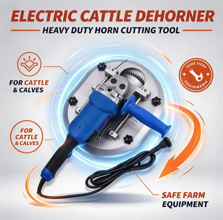 Electric Dehorner Cattle Horn Remover Tool Farm Livestock Equipment Goat Calf Trimmer Machine Veterinary Animal Cutting Device