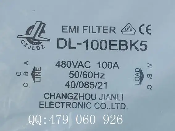 [ZOB] Jianli EMI inverter input power filter DL-100EBK5