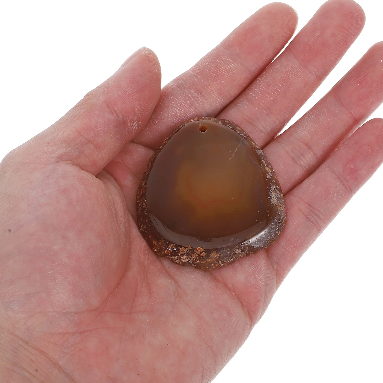 

20pcs Colorful Agate Slices Natural Sliced Agate With Drilled Holes Wind Chime Pendant Diy Jewelry Craft Decor Accessories