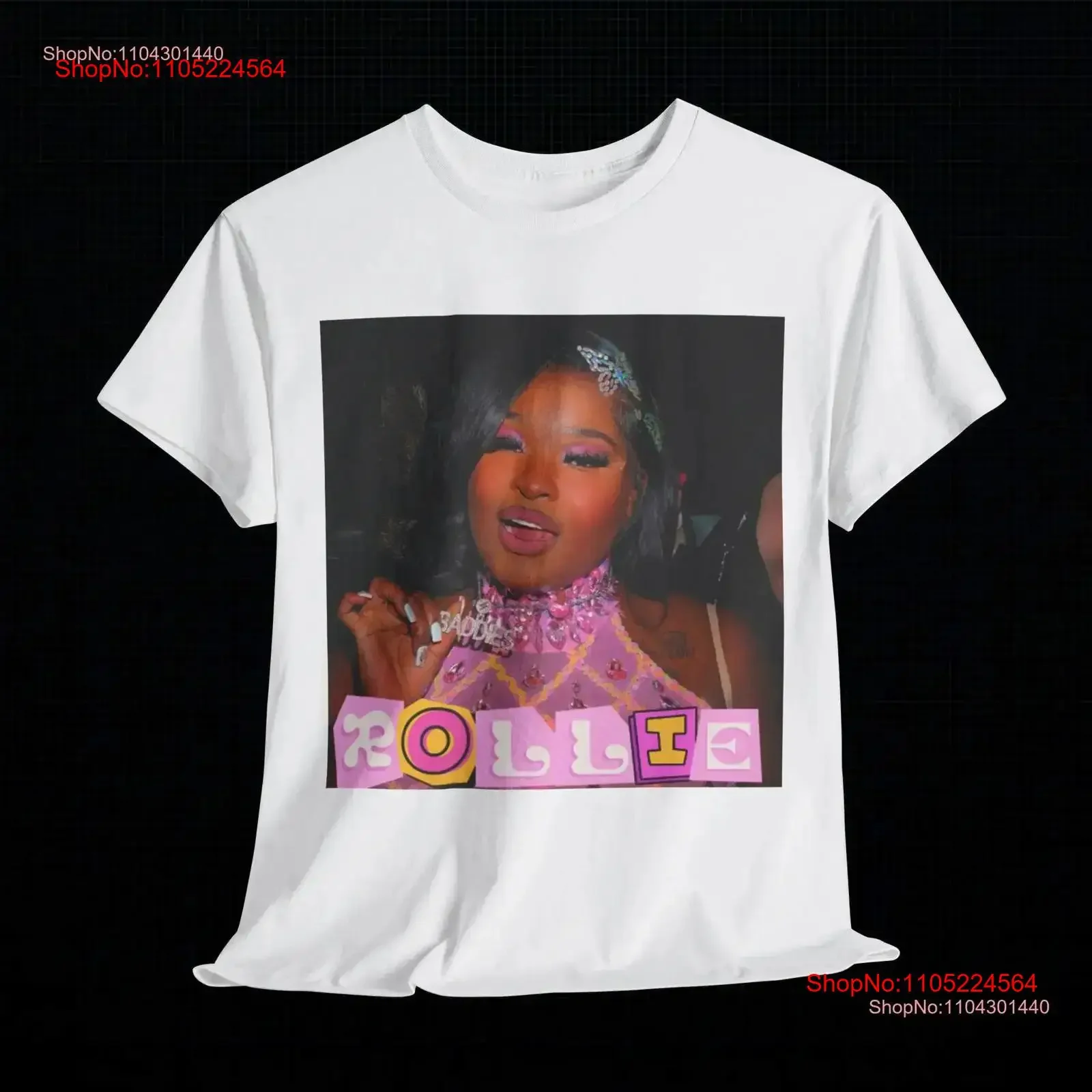 

Rollie Pollie Baddies, плотная хлопковая футболка, винтажная стираная дышащая эластичная мужская футболка, универсальный стильный топ для повседневной носки