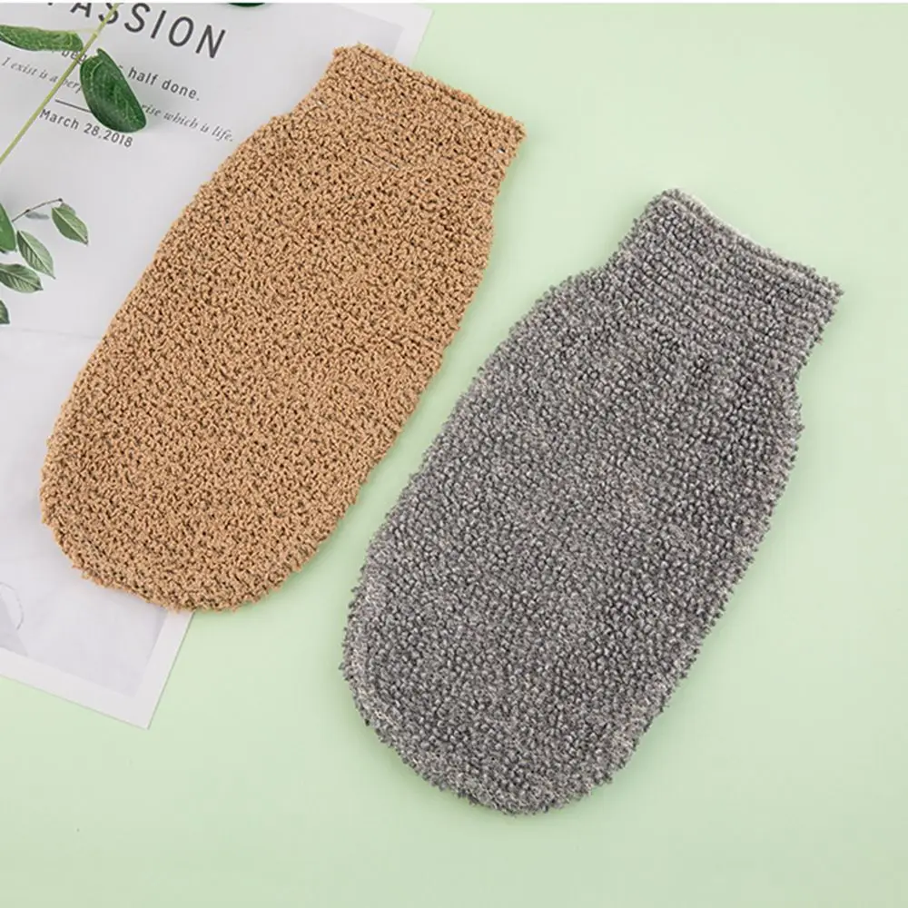 1/2/3pcs Peeling Exfoliërende Handschoenen Douche Lichaamsborstel Vingers Badhanddoek Peeling Mitt Body Scrub Handschoenen bad Spa Schuim Douche