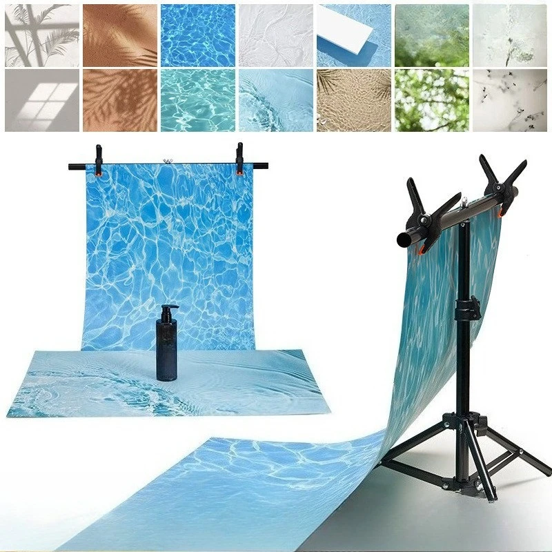 3D Stereo Photography Backdrops 87x57cm 2 Sided Photo Backgrounds Wallpaper Studio Waterproof Products Photographic Props