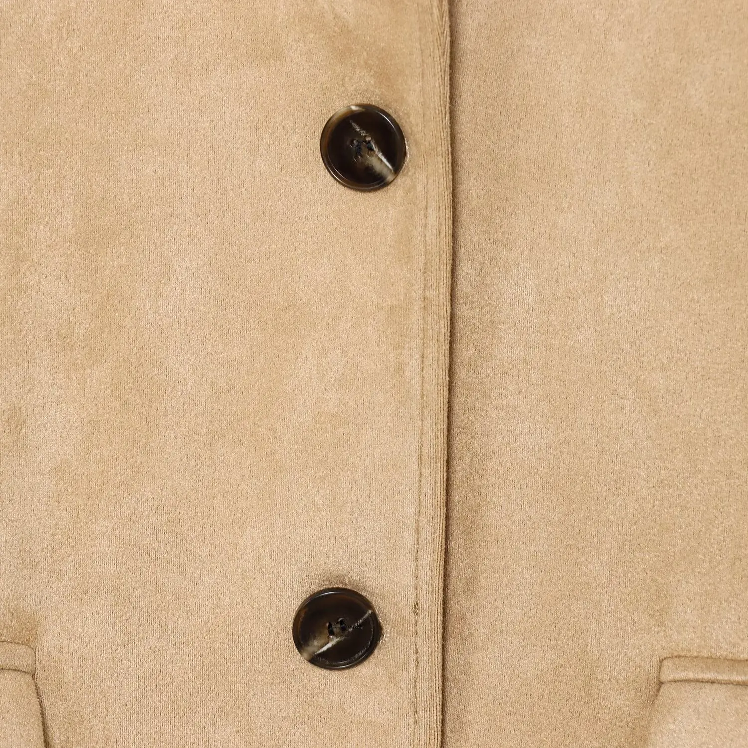 

JNLEAOG Autumn New Sle Women's Faion Suede Yellow Jaet Windbreaker Casual Polyester Fiber Non-Mall Same as