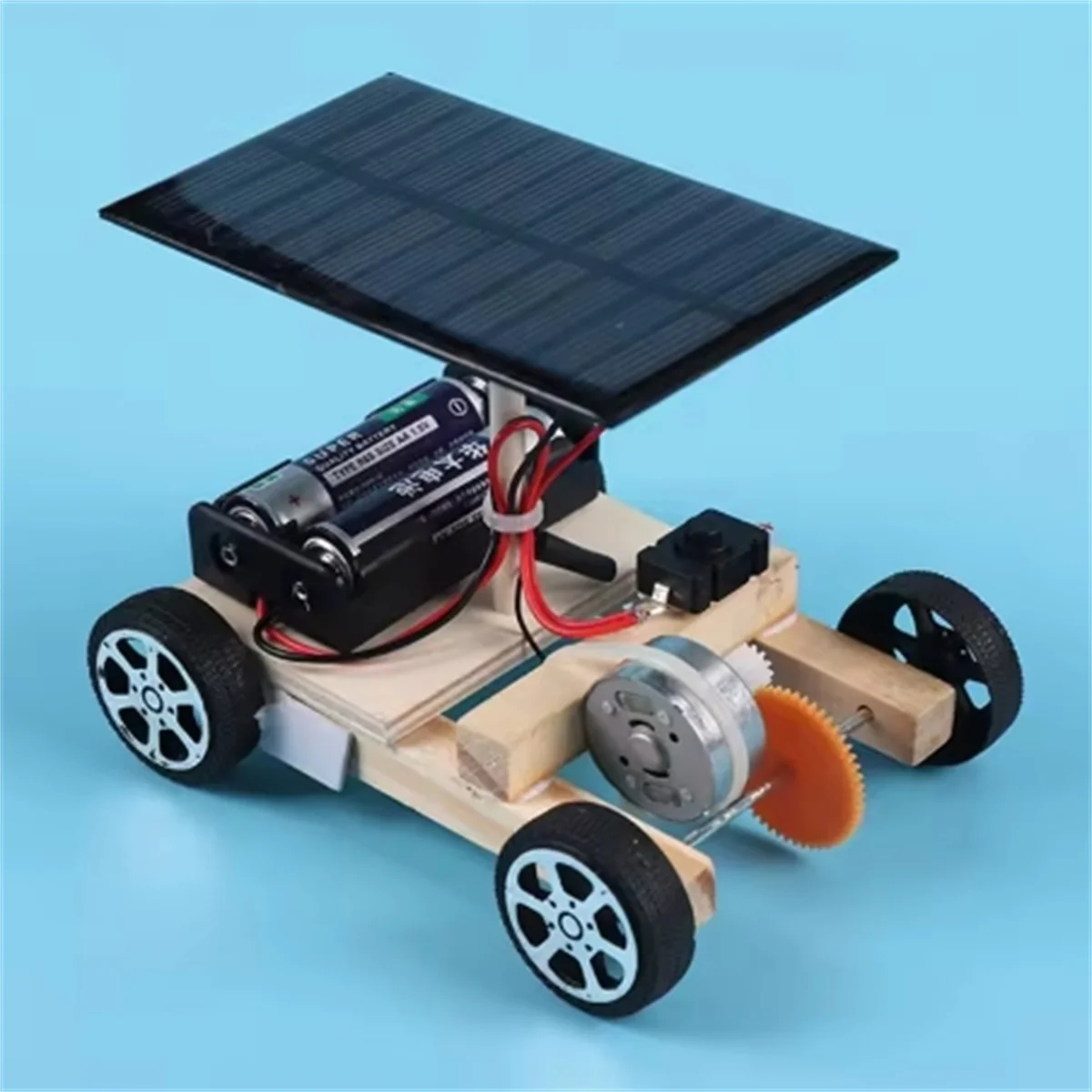 Assemble Solar Car Creative Inventions Motor Ability Of Children Active Thinking DIY Electronic Kit Technology Toys For Kids image 2