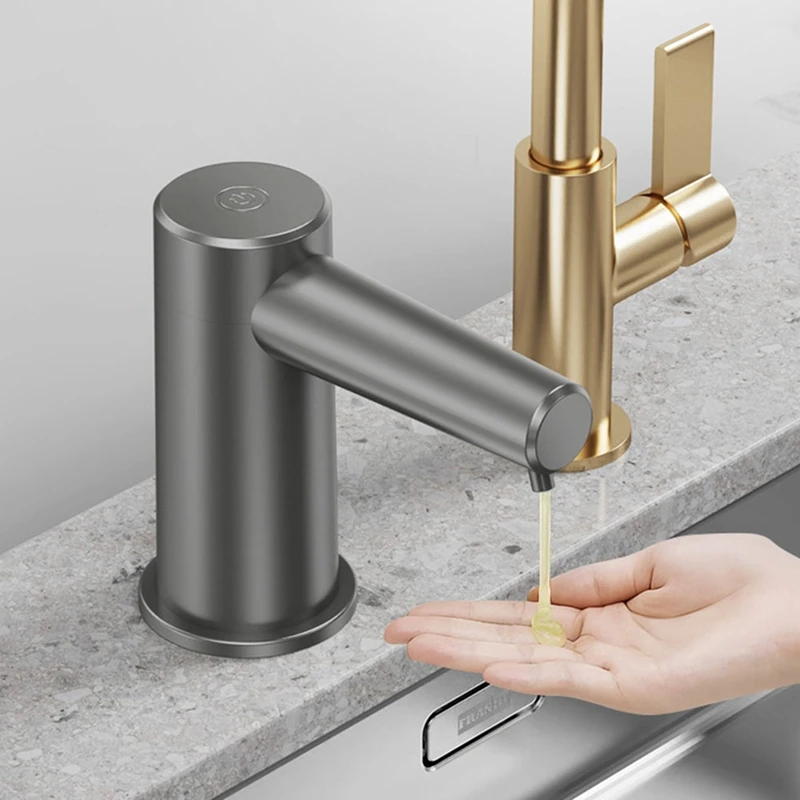 ABVJ-Countertop Sink Faucet Soap Dispenser Infrared Induction Automatic Soap Dispenser Bathroom Dispensers Liquid