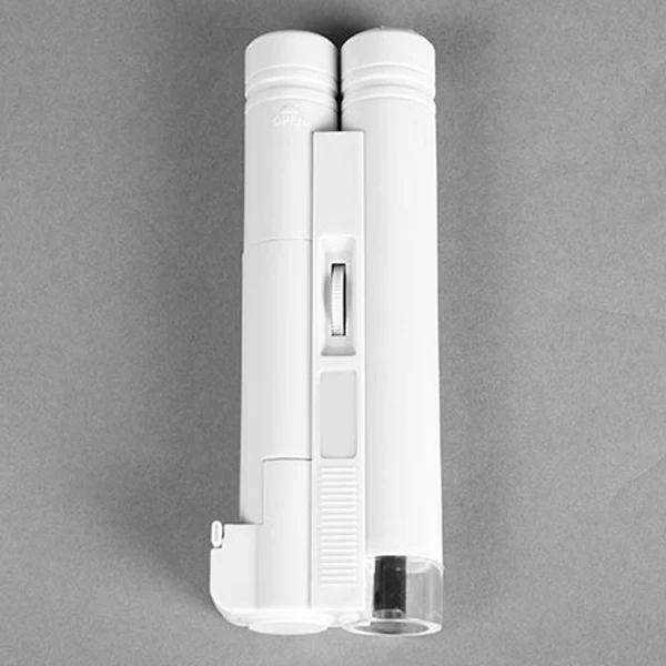 150X Pocket Microscope Adjustable Read Illuminant Magnifier With Scale Loupe Glass Magnifying Tool With Led Light Lamp image 5