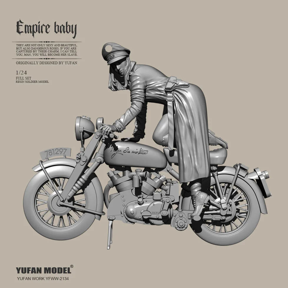 YUFAN MODEL Resin model kits figure beauty colorless and self-assembled YFWW-2134