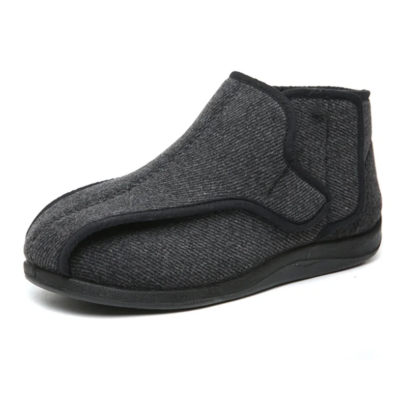 Widen The New Wool Shoes Fat Swelling Deformation Of Hallux Valgus Foot Wide Elderly Diabetes Shoes Large size 35-48