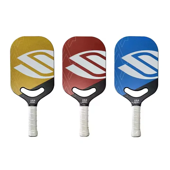 

Pro Pickleball Tournament Grade Paddle Thermoformed Unibody Edgeless Highly Elastic Carbon Fiber Shock-Absorbing Non-Slip USAPA