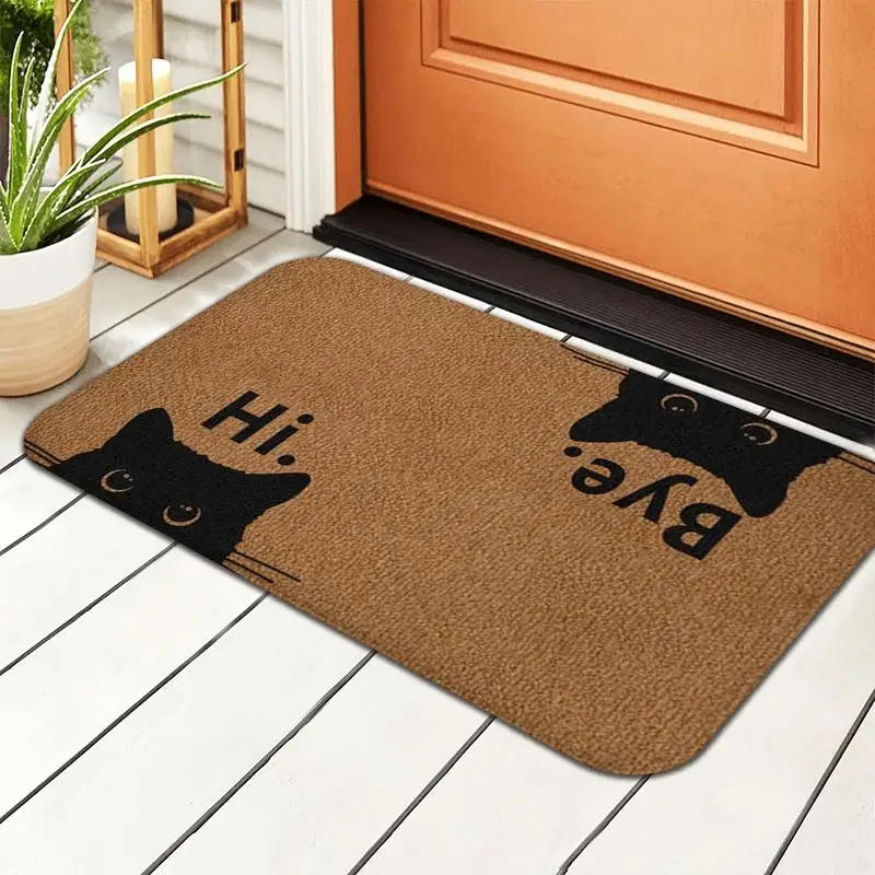 Cat-Themed Doormat (1-Pack) with 