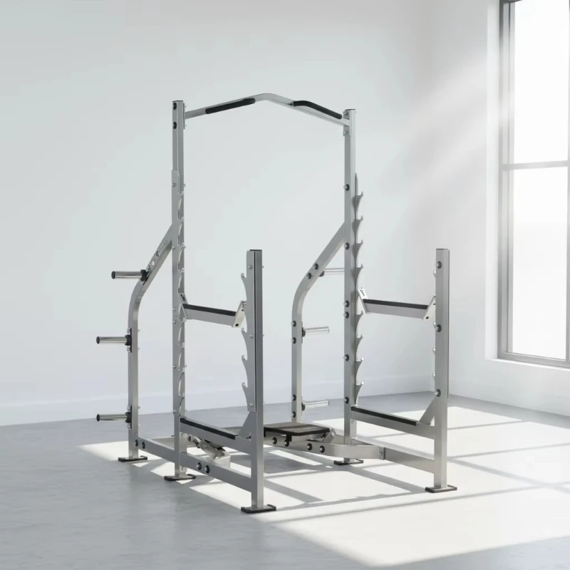 Commercial Multifunction Fitness Machine Exercise Bodybuilding Gym Squat Rack & Pull up Bench and Racks Machine