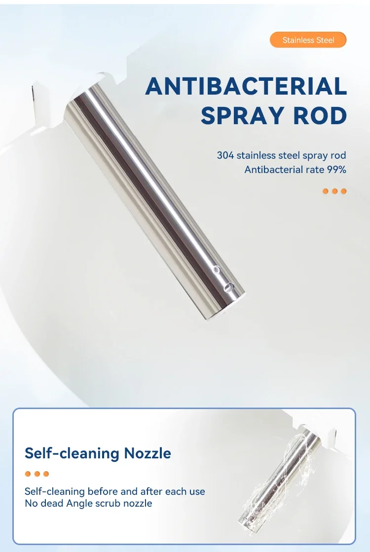 Washroom ABS Intelligent Toilet Lid Cheap Price Multiple Functions Bathroom Automatic Cover Smart Toilet Seat Cover