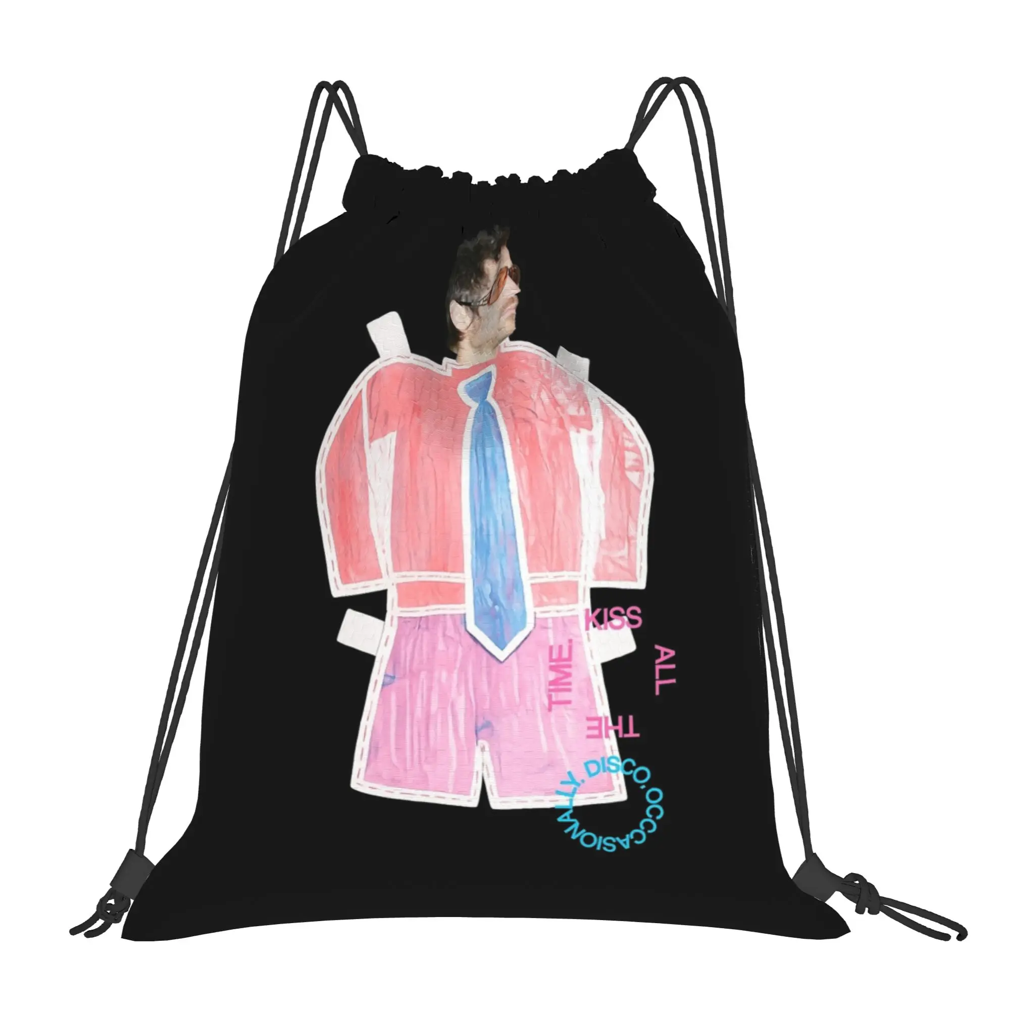 

Рюкзак-мешок Harrys Styles Kiss All the Time Disco Occasionally с завязками, спортивный, для спортзала, водонепроницаемый, с отверстием для шнурка
