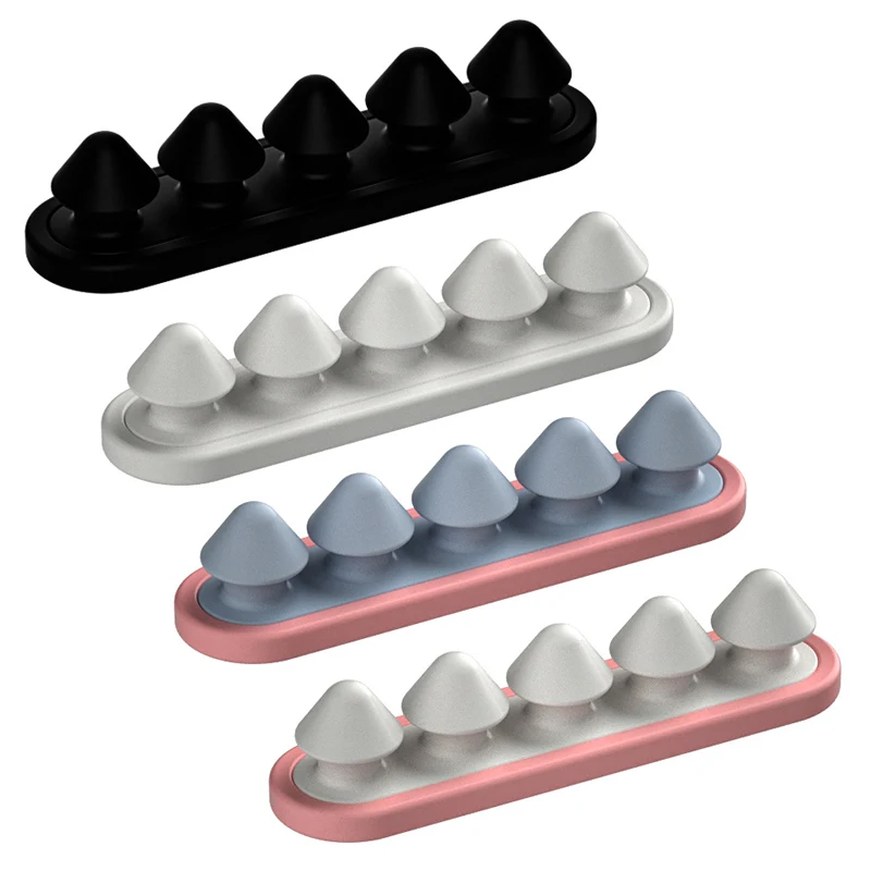 Simple Cartoon Clip Desktop Wire Organizer Wire Arrangement Storage Data Cable Charging Wire Fixed Winder Seamless Acrylic Hub