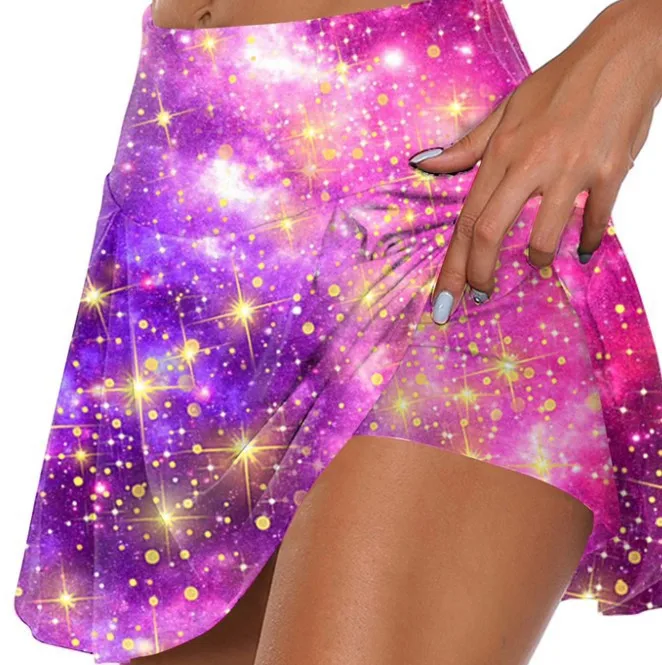 Shorts Women New Summer Style Basic Digital Printing Fake Two Leggings Shorts Spot 13 Colors Short women's Clothing TXGL016