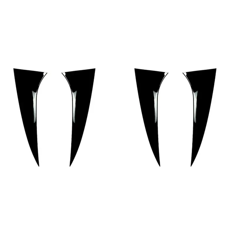 

4X Rear Window Side Spoiler Spoiler Canard Canards Splitter For IX35 2010-2017