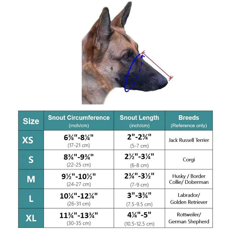 Dog Muzzle, Soft Mesh Covered Muzzles  Poisoned Bait Protection With Adjustable Straps, Prevent Biting Chewing And Licking