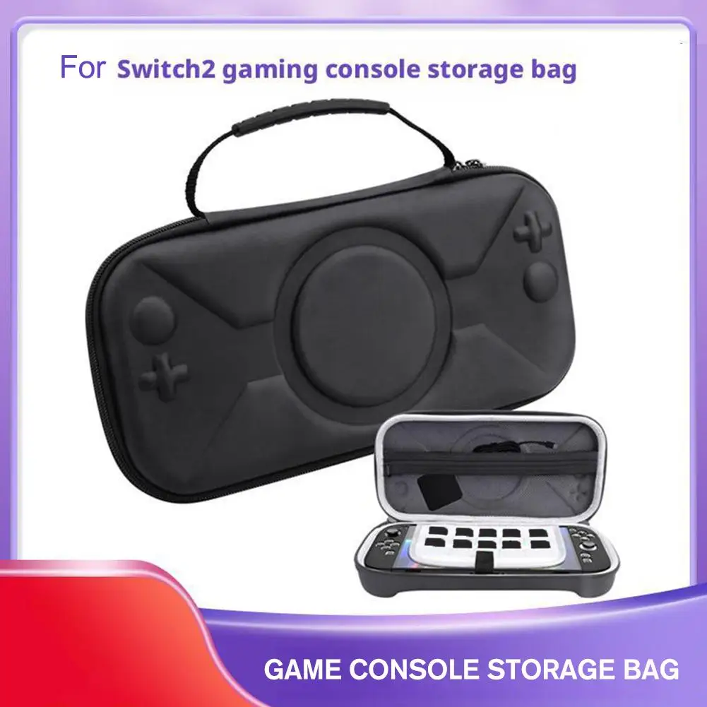 حقيبة لـ Nintnedo 2 المحمولة الصلبة إيفا تحمل لعبة وحدة التحكم في جميع النواحي حقيبة التخزين ملحق المنظم J7h5