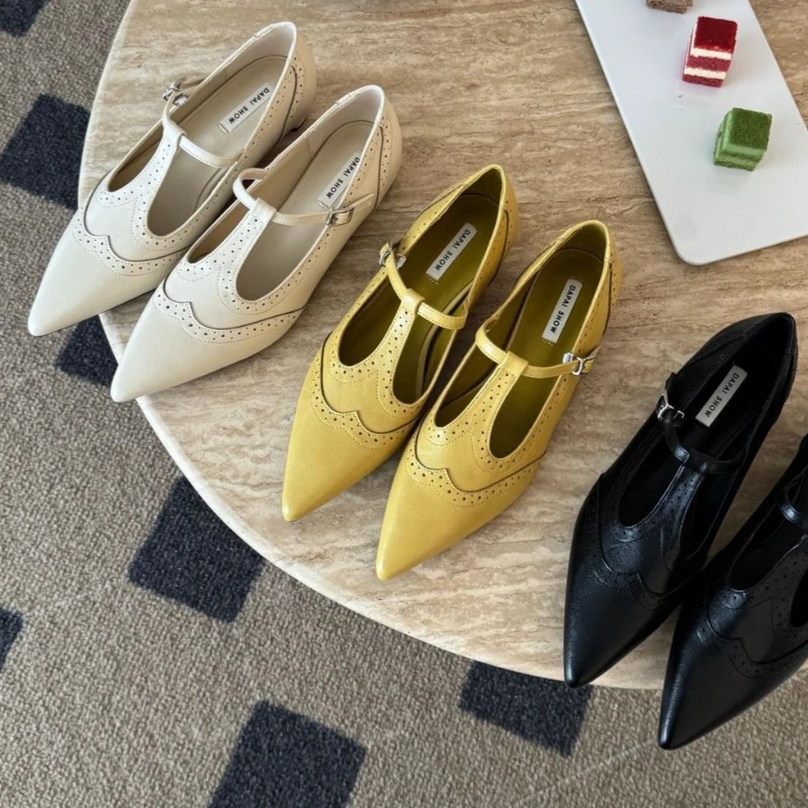 

New Shoes for Women Modern Pumps Girl British Style High Heel Shoes Pointed Toe Party Dress Shoes
