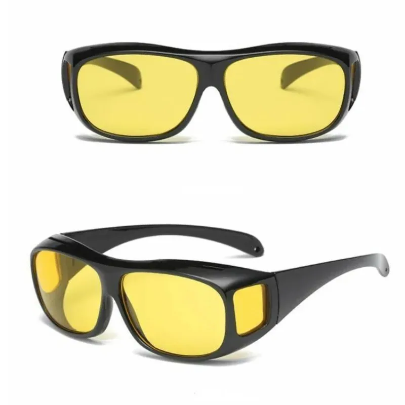 Fashion Vintage Square Frame Unisex Night Vision Glasses Reduce Visual Fatigue Lenses Anti-Glare Anti reflective UV400 Eyewear view 4