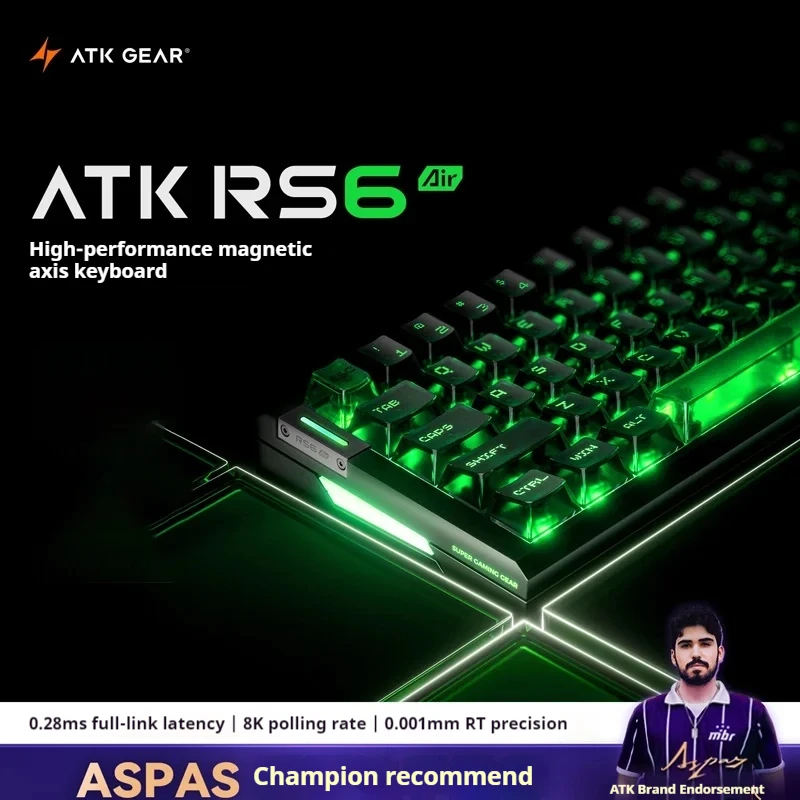ATK RS6 air magnetic axis keyboard for gaming esports high-end single-mode computer mechanical keyboard fearless contract