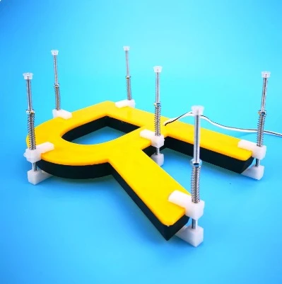 20pcs Suitable for small letter mini logo making tool, 20 borderless character dedicated positioning clip