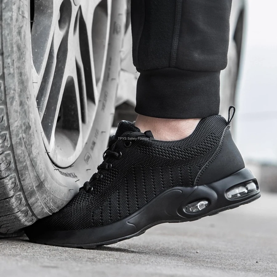 Men's Safety Shoes Men's Anti Impact Anti Piercing Work Boots Indestructible Fashion Comfort Sneakers For Outdoor Factory Men