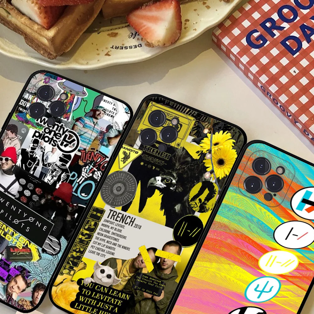 Band Twenty One P-Pilots Phone Case For IPhone 16 15 14 11 12 13 Mini Pro XS Max Cover 6 7 8 Plus X Funda Shell