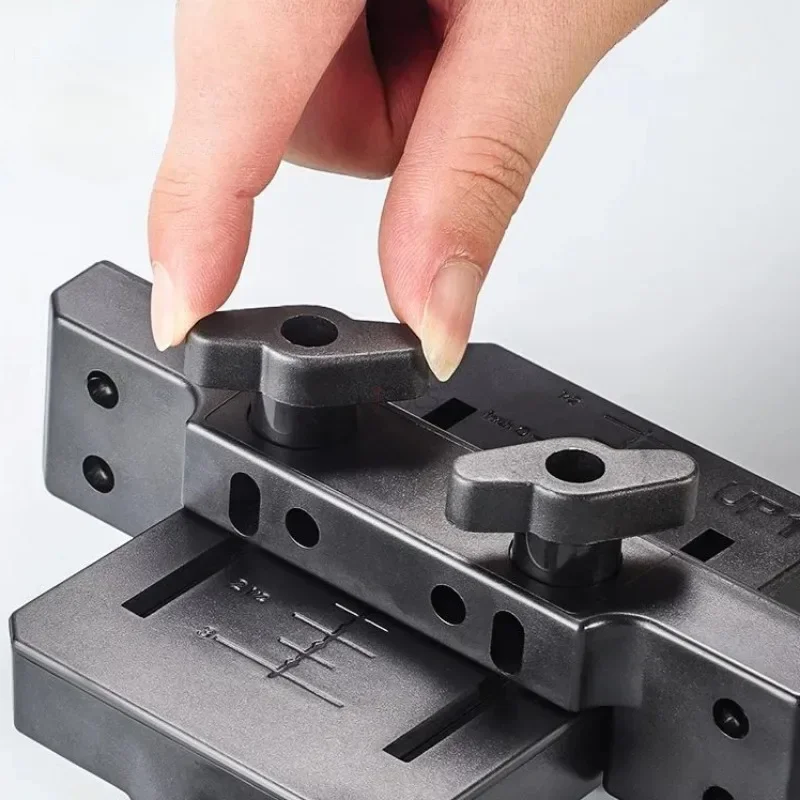 Easy Install Cabinet Door Mounting Jig Cabinets Frame Clamp Household Hidden Door ABS Plastic Mounting Support Woodworking Tools
