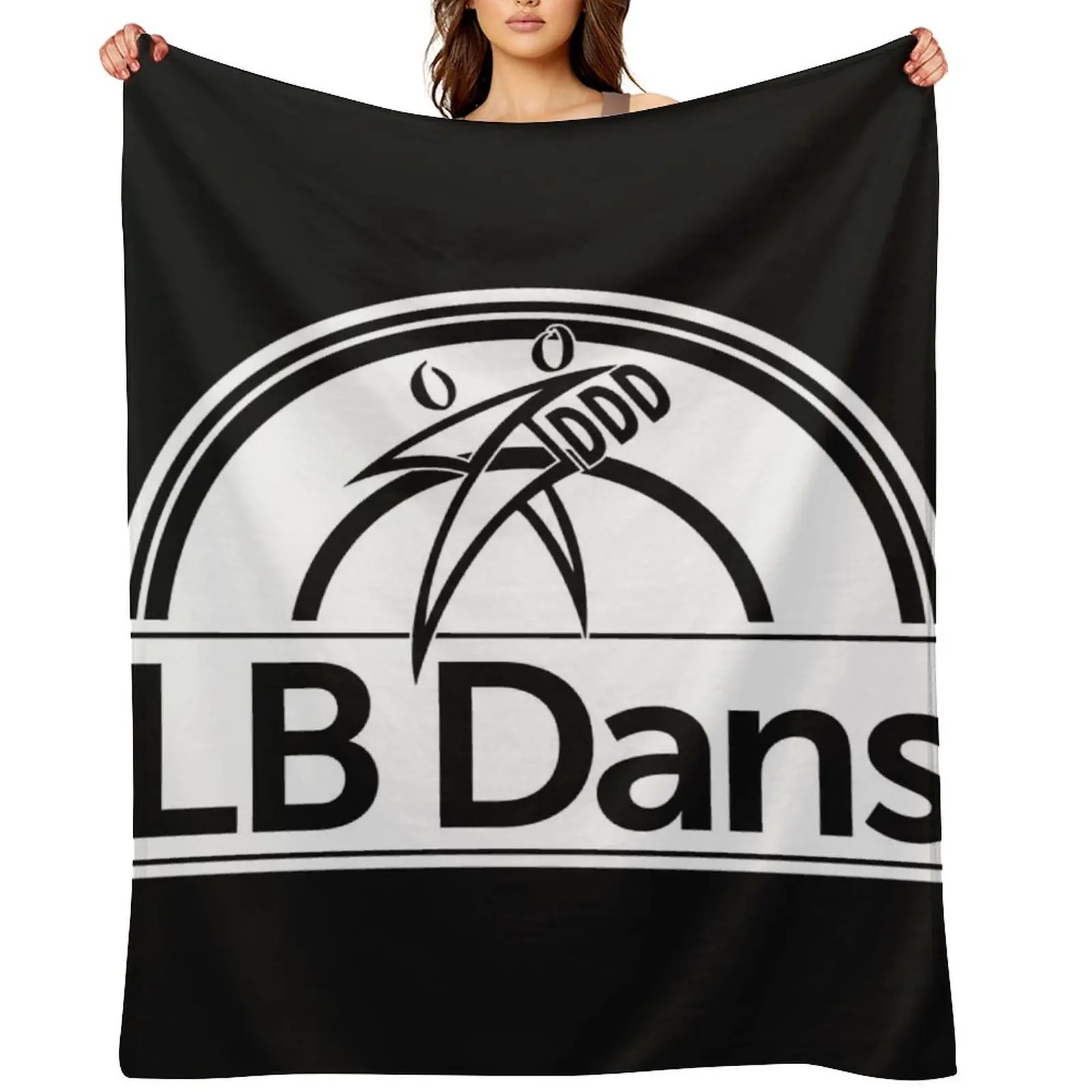 

LB Dans Hvid Throw Blanket Picnic Luxury Thicken for winter Luxury Blankets