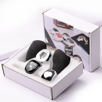 Kožená řadicí páka pro Škoda Octavia/Superb/Fabia/Yeti 2010-2020 - boční kryt DSG a sada interiérového příslušenství, originální kompatibilita 6 nejlepší prodej řadicí hlavice Škoda Octavia VRS - №5