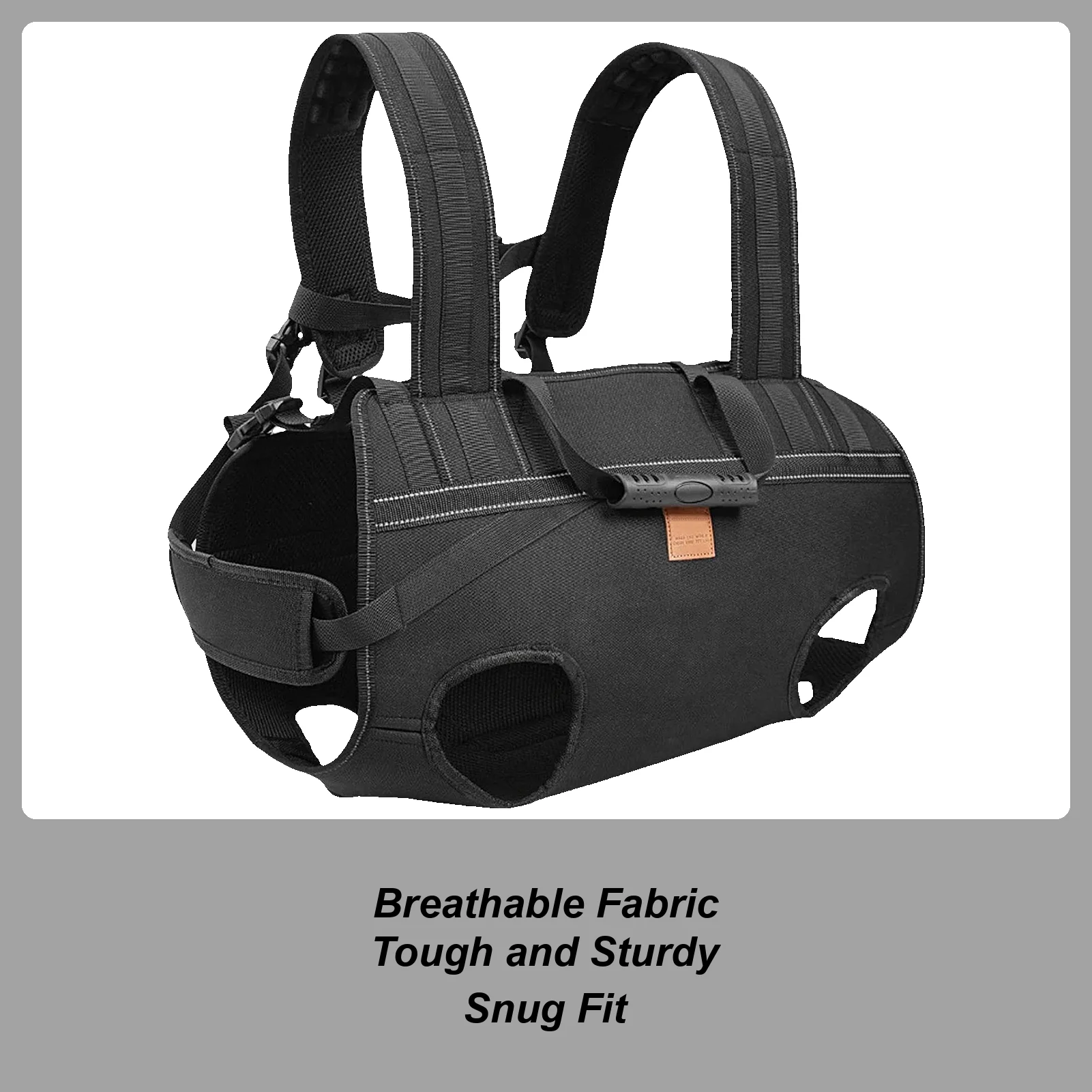 

Регулируемая подтяжка-шлейка для собак на все тело, поддерживающая шлейка для переноски собак крупных пород, для пожилых и реабилитационных нужд, помощь в передвижении