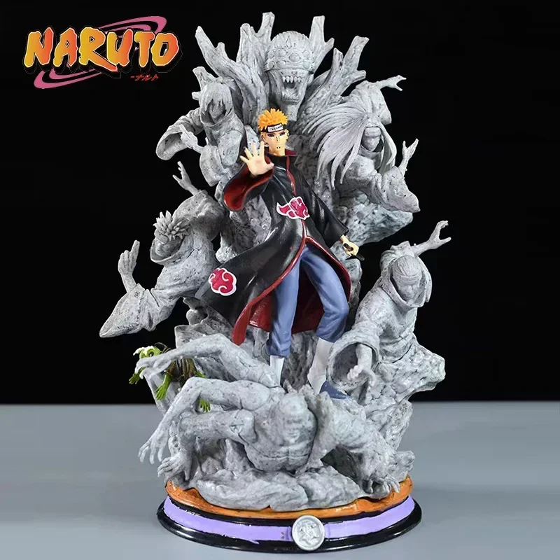 27cm Naruto Anime Figure CS Pain Model Pain Action Figures Cartoon Gk PVC Statue Model Doll Collection Desktop Decorate Toy Gift