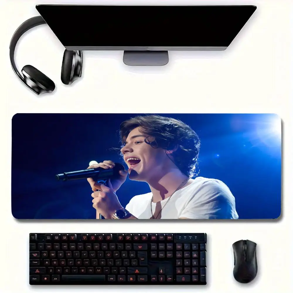 Singer Harry Styles MINISO Mouse Pad Large Mouse pad for home office Waterproof desk pad Computer Mouse pad Keyboard pad gaming