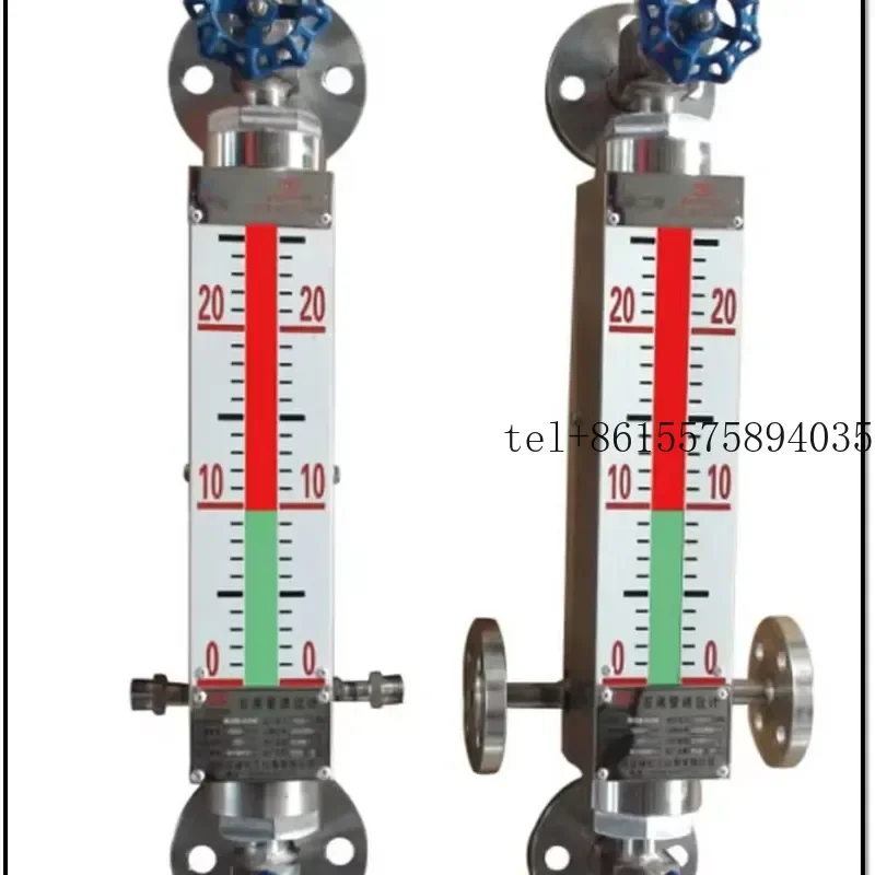 hot Magnetic Flap Level Gauge Remote Transmission Transmitter High-temperature Oil tank PP PTFE 304 Side Mounted Level
