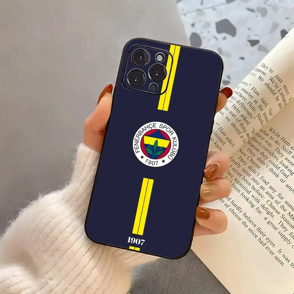Cool T-Turkey Fenerbahce-Es Pattern Phone Case Silicone Soft For IPhone 17 16 15 14 13 12 11 X XR Plus Pro Max Plus