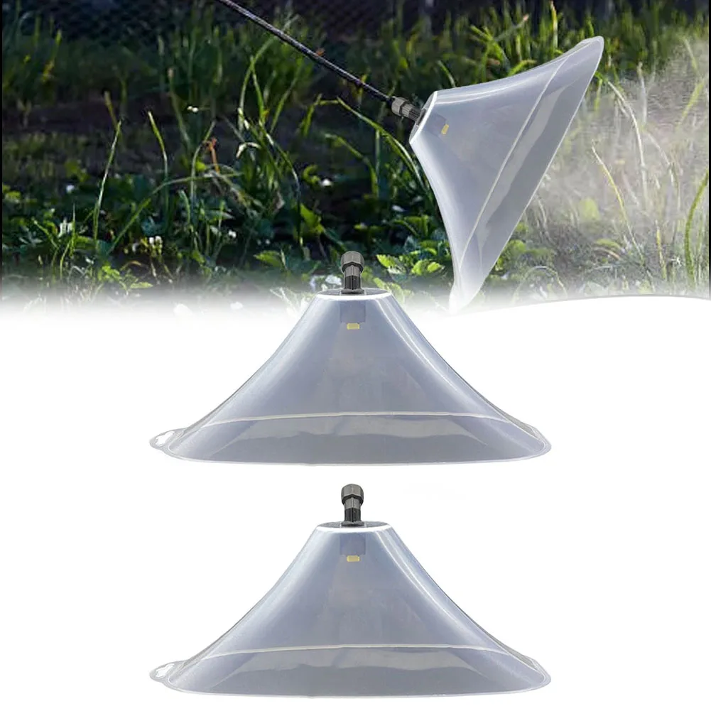 2PCS Power Sprayer Windproof Cover Single/double Head Sprayer Fan-type Spray Nozzle Wind Shield Agricultural Irrigation Supplies