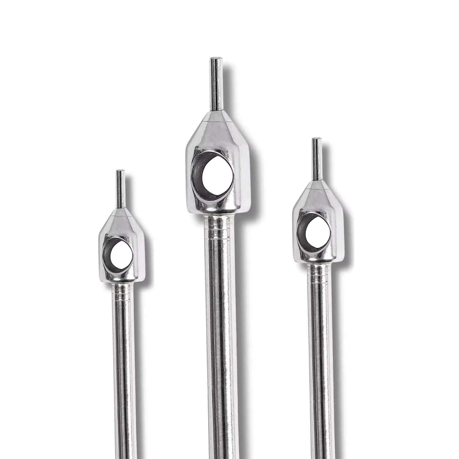 

Stainless Steel FUE Punch, 0.7-1.2mm Hair Implanter Transplant Punch Blunt Tip, Not Shaving For Long Hair, 1/5/10pcs