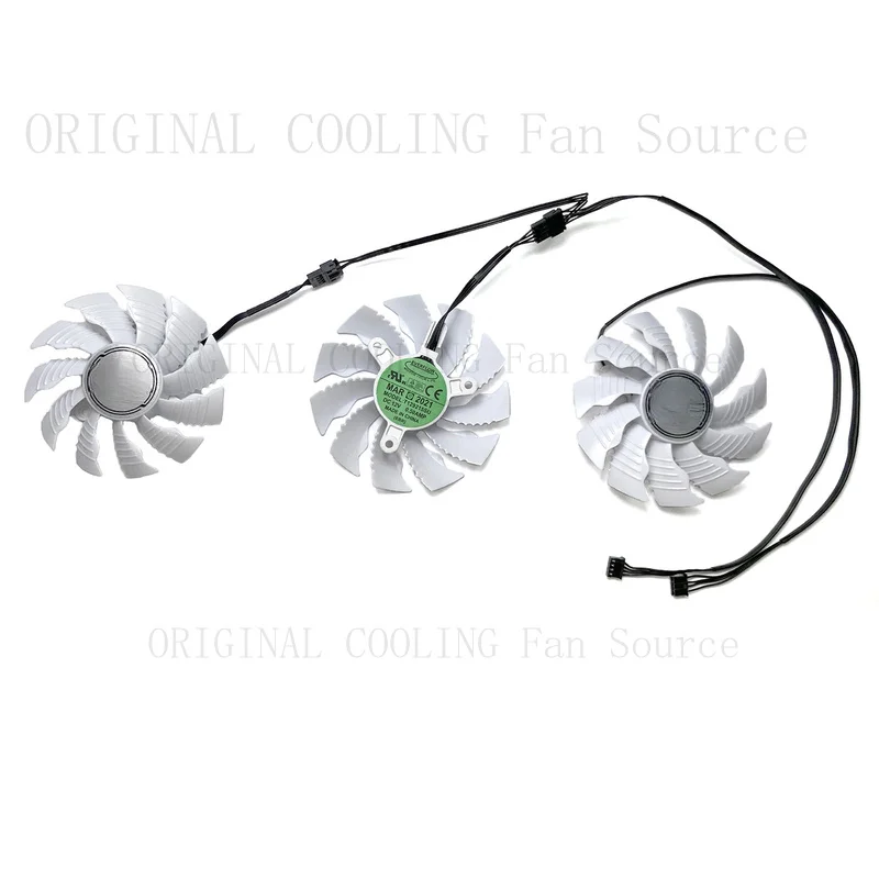 R+  Cooling Fan fit for GIGABYTE RTX3070ti 3080 3080ti 3090 VISION Graphic Card Part
