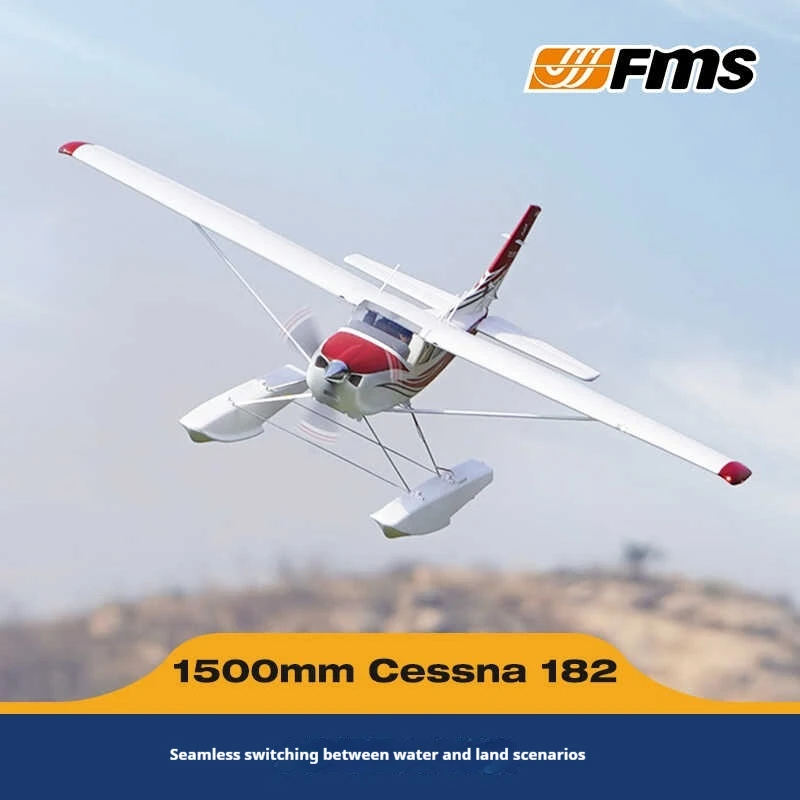 New Fms Product Rc 1500mm/59 In Wingspan Cessna 182 Electric Remote Control Space Model Fixed Wing Novice Practicing Airplane Gi