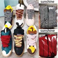 1Pair Flat Shoelaces for Sneakers AF1 Shoe laces 1.5cm/2cm/3cm Width Shoelace luxury brand Laces Shoes Accesories 120/140/160cm