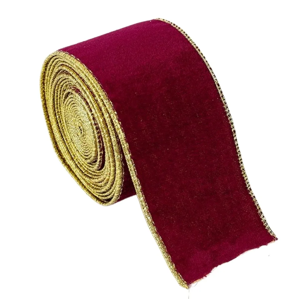 2 متر عيد الميلاد الشريط هدية عيد الميلاد DIY بها بنفسك النسيج دوامة الشريط شجرة عيد الميلاد الشريط منقوشة القوس ندفة الثلج الخيش الشريط #4