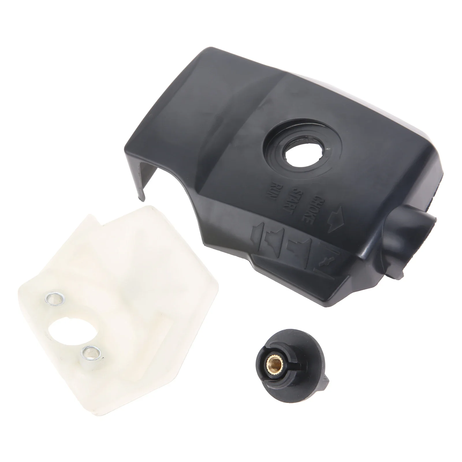 Kit de cubierta de filtro de aire de plástico para motosierras chinas, accesorios de jardín en blanco y negro, 2500, 25cc, Timberpro, Lawnflite